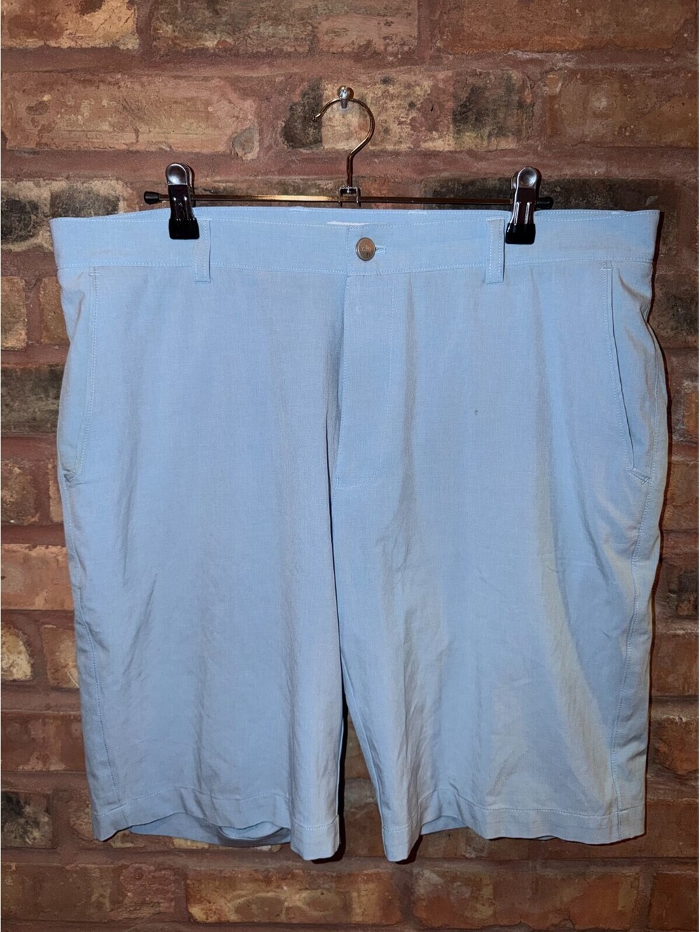 Peter Millar Crown Crafted Men's 35 Golf Shorts Performance Blue Inseam 10